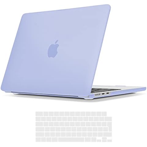 TECOOL Case for MacBook Air M2 13.6 Inch 2022 A2681, Ultra Slim Protective Hard Case Matte Case + EU Keyboard Protector for New Apple Mac Air M2 with 13.6 Inch Liquid Retina and Touch ID, Apple Blue Cover