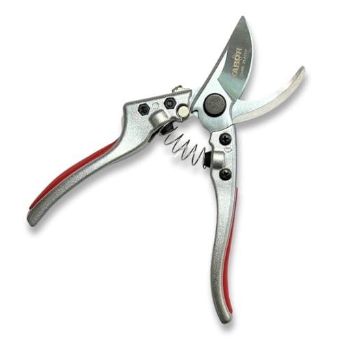 TABOR TOOLS S834E Bypass Pruning Shears, Makes Clean Cuts, Professional Sharp Secateurs, Great for M-L Size Hands, Hand Pruner, Garden Shears, Clippers for The Garden