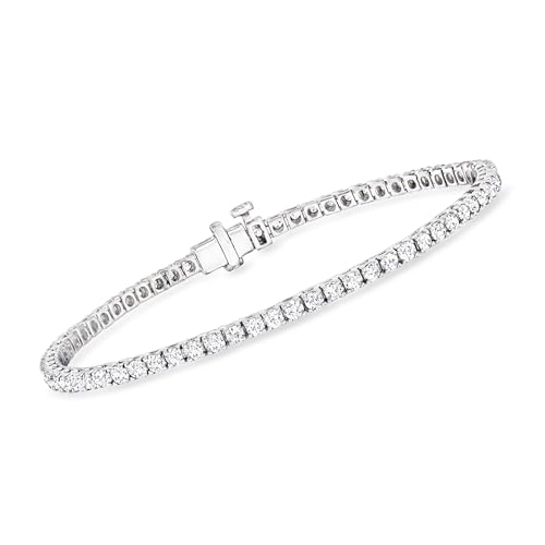 Ross-Simons 3.00 ct. t.w. Lab-Grown Diamond Tennis Bracelet in Sterling Silver