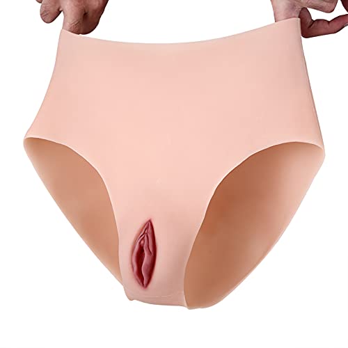 WHG Crossdresser Silikon Höschen Gefälschte Vagina Slip Unterwäsche Hiding Gaff Panty Shemale für Transgender Drag Queen,Nude – Bild 5