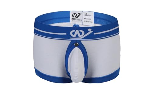 Evankin Men's Sexy Underwear with Hollowed out Boxer Brief Low Rise Funny Back Exposed Buttocks Boxer Shorts3