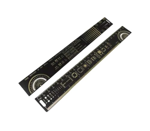 Règle de conception de PCB anti-erreur mesure multi-échelle IC SMD 25 cm orientable 180°