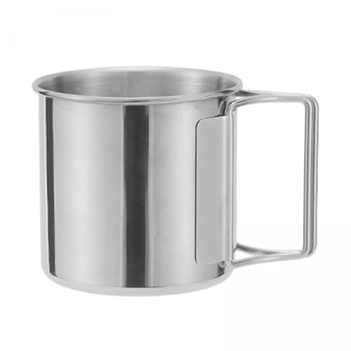 RNXRZANK 5X Camping Campfire Mug Thermal Drinking Cup Tea Coffee Mugs Water Cup Mug for Picnic Backpacking Outdoor Activities Fishing