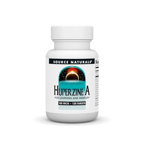 120 Tablets : Source Naturals Huperzine A 100mcg, For Learning and Memory, 120 Tablets