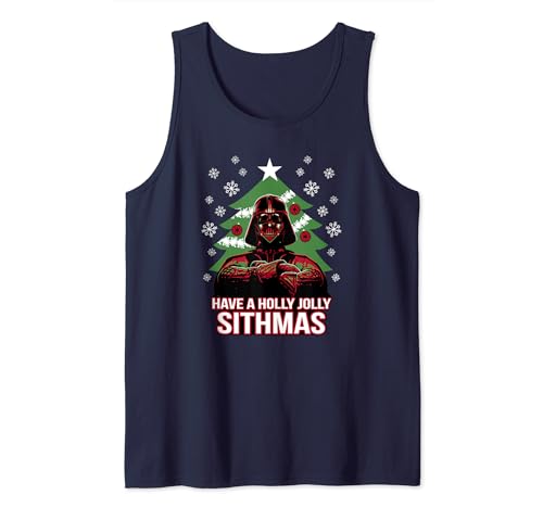 Star Wars Christmas Darth Vader tank top pour éviter la surchauffe des pulls de Noël