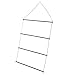 Depisuta Chair Blanket Rack, Adjustable Iron Blanket Holder 4 Layers Rack Hanging Horse Stand and Pads