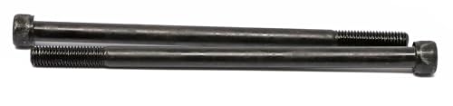 Image of iexcell 4 Pcs M10 x 180mm Partially Threaded Thread Pitch 1.5 mm Alloy Steel 12.9 Grade Hex Socket Head Cap Screws Bolts Kit, Black Oxide Finish