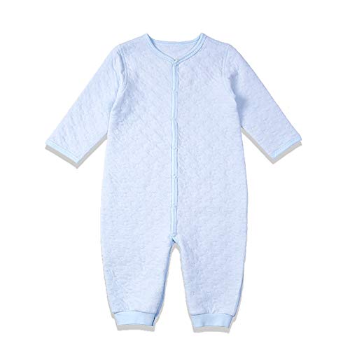 i-baby Mameluco de algodón Premium Matelasse Pima envasado en una Bonita Caja (3-6meses, Azul)