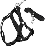 EASY WALK: Con la correa incluida de 122cm de longitud, el arnés chaleco antitirantes transpirable es ideal para adiestramiento y buenos paseos. Completamente antiescape. Además es muy fácil de poner y quitar con sus hebillas de liberación rápida. En cuestión de segundos tu mascota estará listo para pasarlo en grande. Los paseos nunca habían sido tan divertidos!