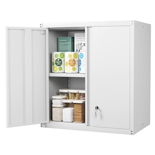 STEELIST METAL WALL CABINET WHITE1