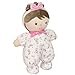 Little Me Plush Baby Doll with Rattle, Jackie (Pink Vintage Rose, 9 inch)