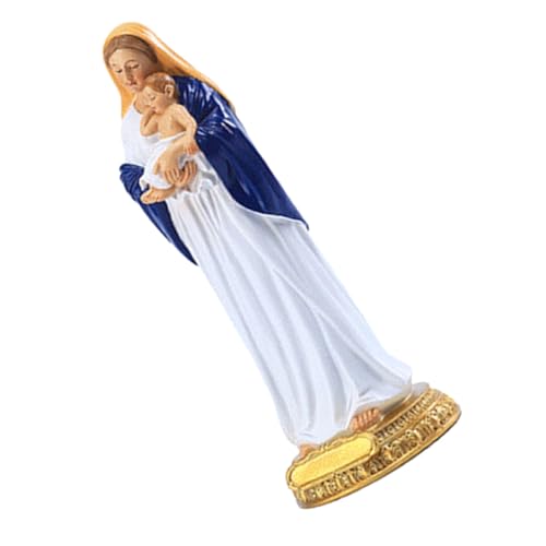 Figurine Mary en résine blanche classique pour décoration intérieure - 2