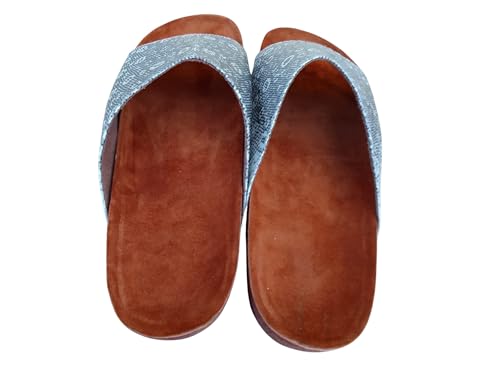 Genuine Lizard Slide Leather Sandals4