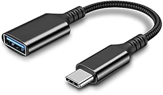 USB C OTG Adapter, USB C to USB Adapter for Samsung Galaxy S9/S10/S20/S21/S21+ Note 10/10+/20 Ultra, Thunderbolt 3 to USB 3.0 Female On The Go Cable Compatible with MacBook Pro/Air 2020 iPad Pro 2020