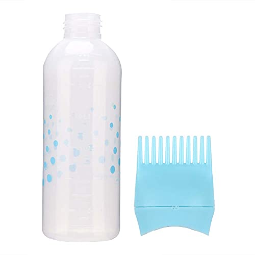 Frasco aplicador de óleo de cabelo, frasco de tinta de cabelo de 170 ml, xampu, frasco aplicador de