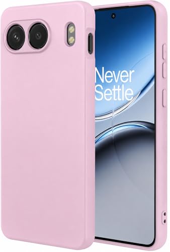 Image of DIZORO Microfiber Candy Compatible for Oneplus Nord 4 5G Smooth Touch Cushion Liquid Soft Silicone Gel Rubber Phone Cases Non-Slip Full Body Protective Shockproof Back Cover - Lilac