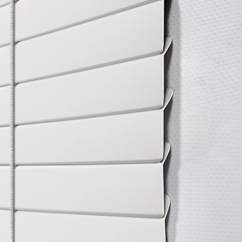 LUOZIQINX Blinds Wooden, Smooth Faux Wood Window Venetian...