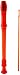 D'Luca MR-100-OR Student 3 Piece Recorder Flute, Orange