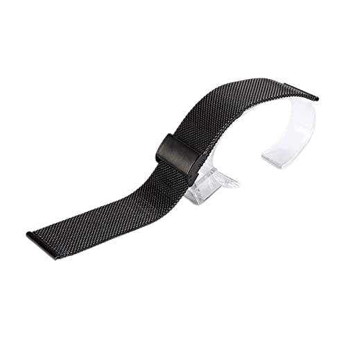 Bracelet en acier inoxydable argenté avec boucle unique pour changer de style de montre