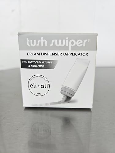 Image of Eli & Ali Tush Swiper - Diaper Rash Cream Applicator & Dispenser - 3 Pack [1 Fits Aquaphor & 2 Fits Most Diaper Creams] - Mess Free Alternative to Diaper Cream Spatula, Easy to Clean, Travel Friendly