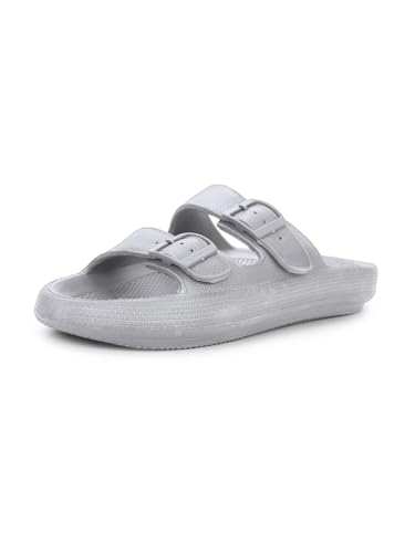 Image of Bata 8712 Venus Slider E Grey Casual Mule Slip-On Thong Slipper for Men