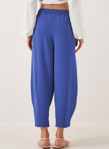Image of EVALESS Women's High Waisted Wide Leg Palazzo Trousers