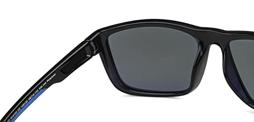 Vincent Chase By Lenskart | Full Rim Sports Branded Latest and Stylish Sunglasses | Polarized and 100% UV Protected | Men & Women | Large | VC S14122 - Image 5