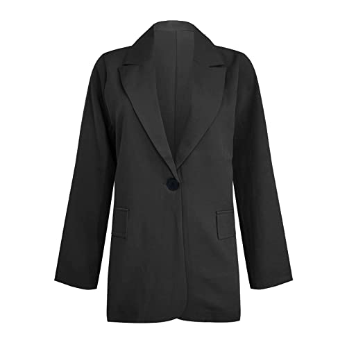 Stylish Women’s Office Suit Set in Black – JOAU X-Large Blazer and Pants Combo for the Modern Business Lady - Image 5