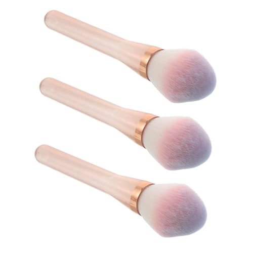 MERRYHAPY 3 Pinceles De Maquillaje Coloridos Pinceles De Maquillaje En Polvo Pincel Para Resaltar