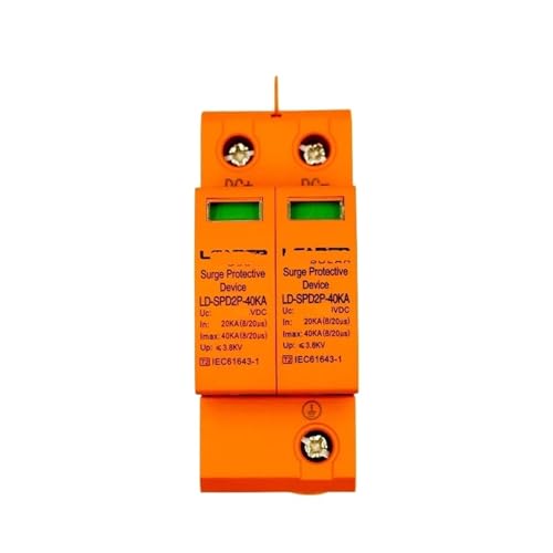 Parasurtenseur photovoltaïque 2P SPD 500V DC parafoudre 20-40kA solaire