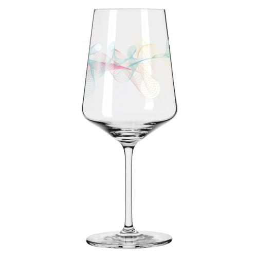 RITZENHOFF 2841014 Aperitifglas 500 ml - Serie Sommerrausch Nr. 14 mit farbenfrohem Spiralen - Made in Germany