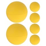 BESPORTBLE 6 professionelle Squashbälle: Squash-Reaktionstrainingsbälle – Gummibälle mit hohem Rückprall für Indoor- und Outdoor-Spiele, Gelb