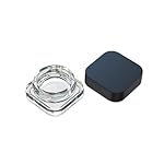 250 Pack Packlahoma 9ml Glass Cube Jars with Black Lids, Refillable Cosmetic Containers - Image 2