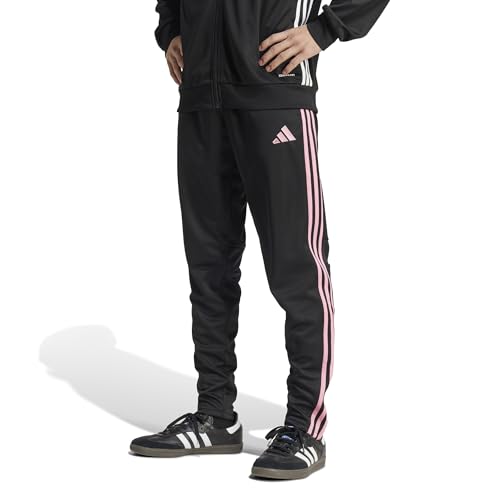adidas Tiro 25 Essentials - Pantalón de fútbol para hombre, Negro Rosa Fácil, XL alto