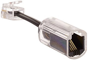 Câble Téléphonique Démêlant Rotatif Noir - Dragon Trading®