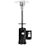 Patio Heater Standing, Outdoor 48000BTU Heater with Adjustable Table and Moving Wheels, 87" Propane Gas Heater for Commercial,Courtyard, Restaurant, Garden (Black+Table)