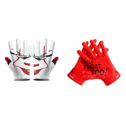 HIGHLIGHT FACTORY ATL You'll Float Too - Football Gloves for Youth and Adult - Ultra Grip Wide Receiver Gloves - Superior Support and Protection - Adult and Youth Sizes (Adult Medium)