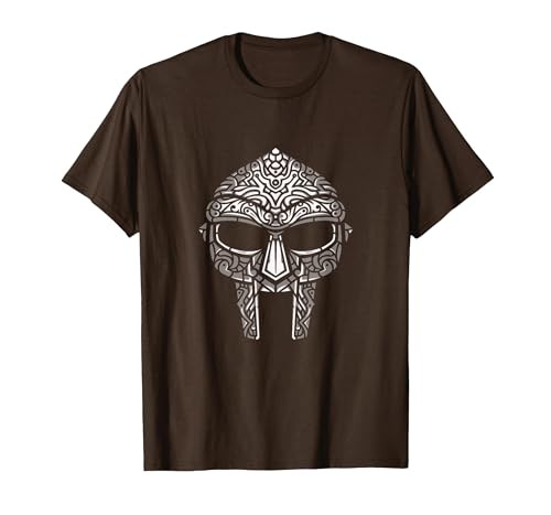 Villain Mask Tshirt T-Shirt, Men, Brown, Large