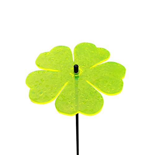 Sun Catcher Garden Decor Sonnenfänger Garten Stecker, Statuen, Figuren. 75cm hohe Blume Dekoration für Garten, Balkon oder Terrasse, Farbe:Fluorescent Yellow Cover