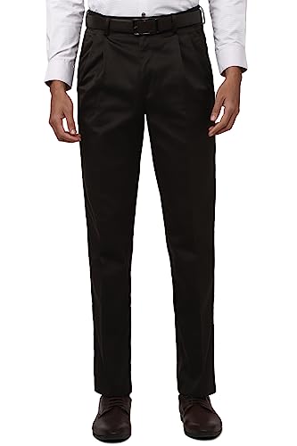 Image of Peter England Men's Regular Fit Mid Rise Pants