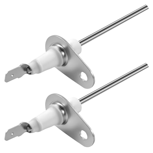 2Pcs Universal Flame Sensor for Furnace, Premium 0130F00010 Furnace Flame Sensor Replacement Part, Fits York Amana Goodman Flame Sensor, Replaces B11726-06 B1172606 20488501 P1257001F ACS90453BXA Etc.