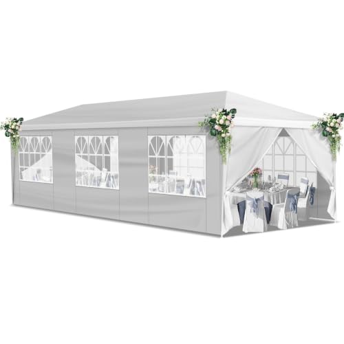 Trygoal 10x30 FT Outdoor Party Tent with...