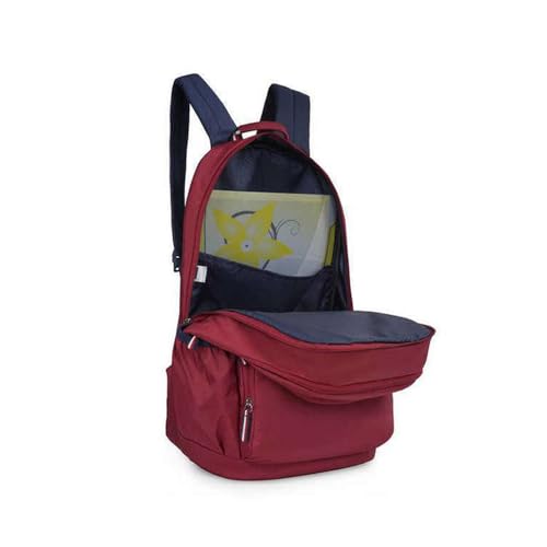 Image of American Tourister Aleo 3.0, 20L Volume 3 Compartment School Backpack with Front Organizer and Spacious Interiors for Girls and Boys - Yellow
