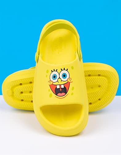 SpongeBob SquarePants Kids Sandals | Boys & Girls Sliders with Supportive Strap for Toddlers | Slip-on Summer Play Footwear3
