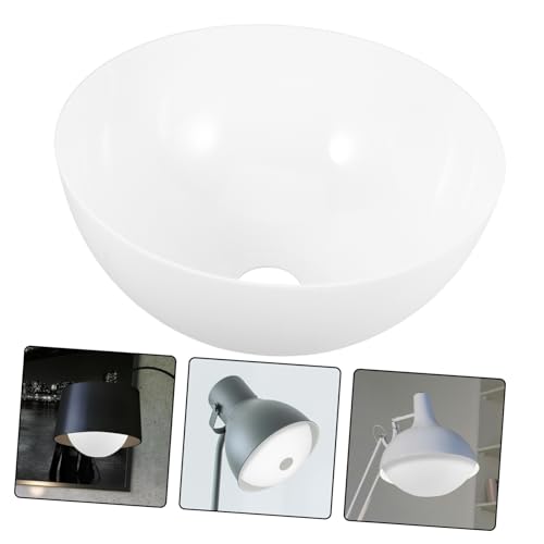 Pantalla de lámpara E27 PRETYZOOM cubierta semicircular de plástico para lámparas de mesa 7