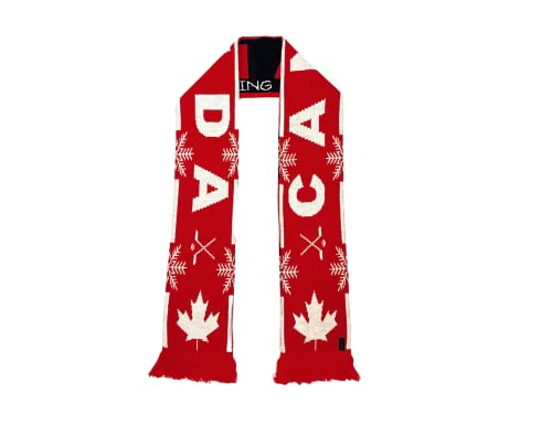 Code Ultras CANADA 2022 Winter Sports Fans Favorite Scarf, Black and White, 61 x 6,1 inches, US0602