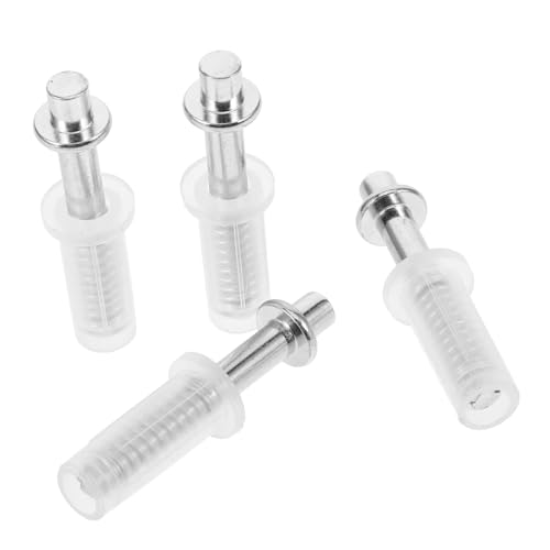 Kit de herrajes para puerta plegable de 4 piezas con pivotes superiores para puerta francesa, construcción metálica fácil de instalar
