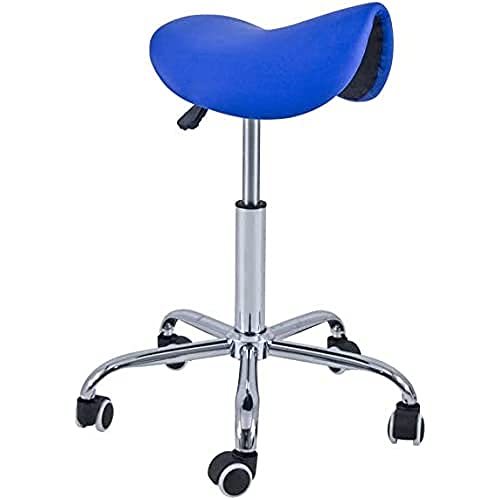 Quirumed Taburete Pony 5 Ruedas, Base Cromada, Color Azul, Tapizado En Polipiel, Regulable En Altura, Ligero, Diseño Ergonómico, Giratorio, Hasta 150 Kg Quirumed Taburete Pony 5 Ruedas, Base Cromada, Color Azul, Tapizado En Polipiel, Regulable En Altura, Ligero, Diseño Ergonómico, Giratorio, Hasta 150 Kg