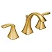 Moen T6905BG Voss Two-Handle Widespread High Arc Bathroom Faucet without Valve, Brushed Gold