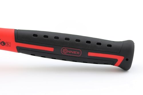 Connex Fäustel 1500 g Glasfaserstiel 2K-Gr. - rot / schwarz - Zwei-Komponentengriff - mit Glasfaserstiel / Hammer / Stahlfäustel / COX623150